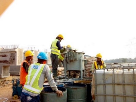 Pengadukan Grouting